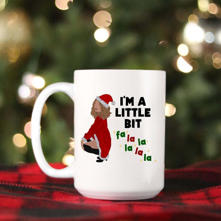 A Little Bit Christmas, Alexis Rose Mug, I'm A Little Bit Fa La La, Creek Gifts Christmas Mug SheCustomDesigns
