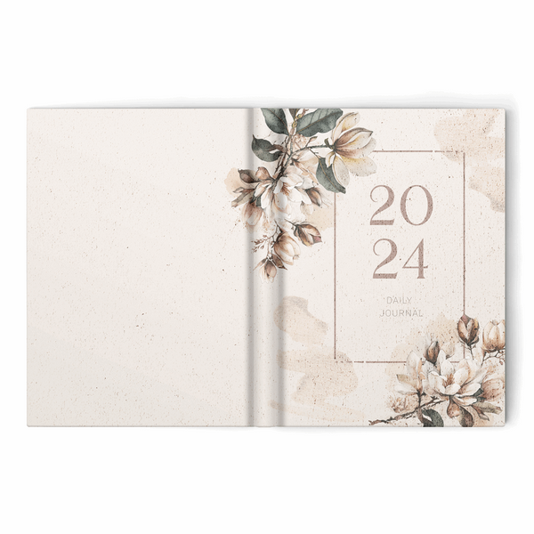 2024 Personalized Daily Journal Blank and Ruled