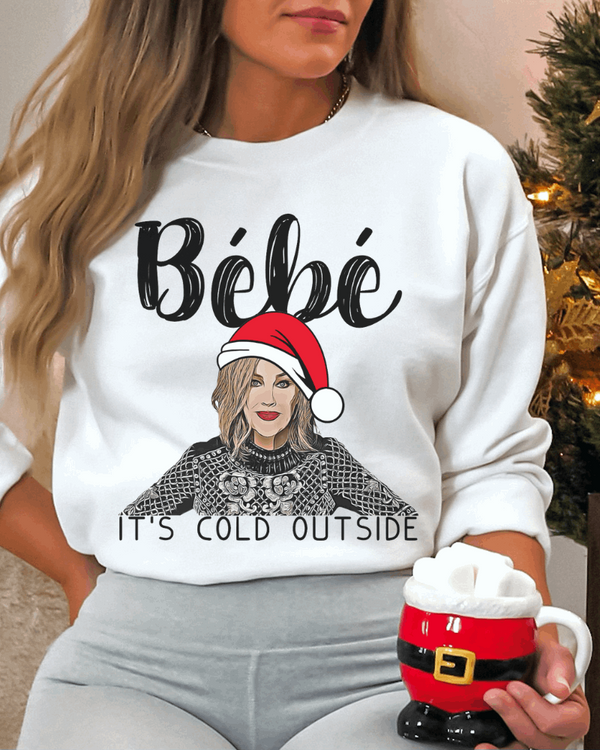 Bebe Its Cold Outside Sweatshirt, Moira Rose Christmas Sweatshirt,...