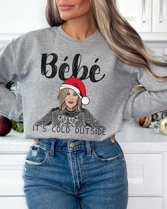 Bebe Its Cold Outside Sweatshirt, Moira Rose Christmas Sweatshirt,...