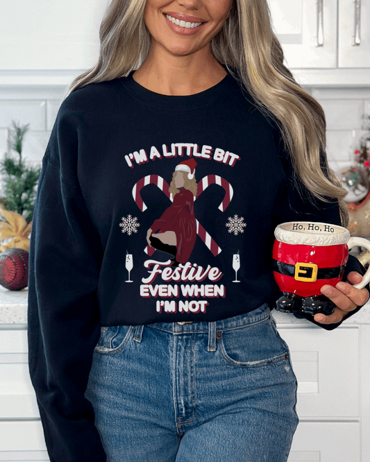 Alexis Rose Christmas Sweatshirt, I'm A Little Bit Festive Even When I'm Not Sweatshirt