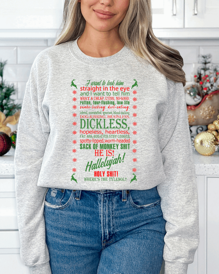 Christmas Vacation Rant Sweatshirt, Funny Griswold Sweatshirt,...