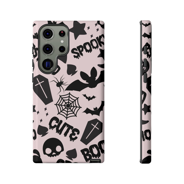 Spooky Cute Halloween Phone Case For iPhone, Pink Cases For iPhone