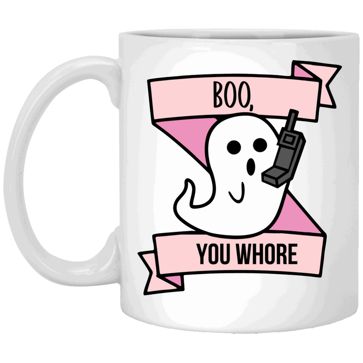 Boo You W***e Halloween Mug, Halloween Coffee Cups