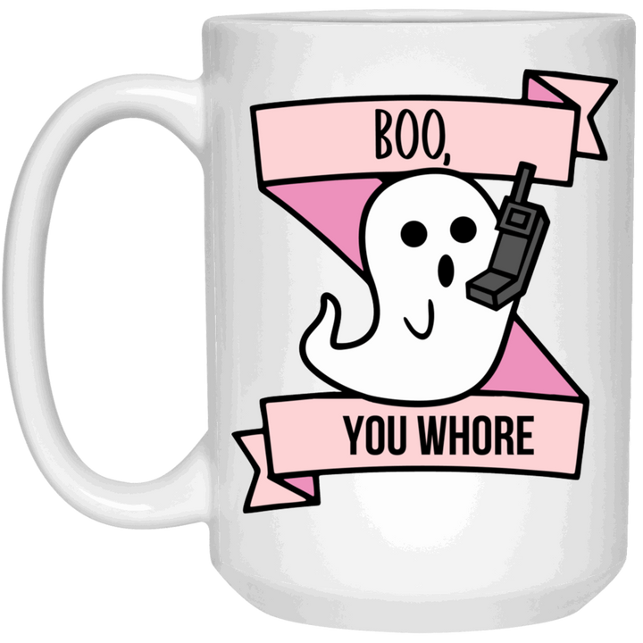 Boo You W***e Halloween Mug, Halloween Coffee Cups