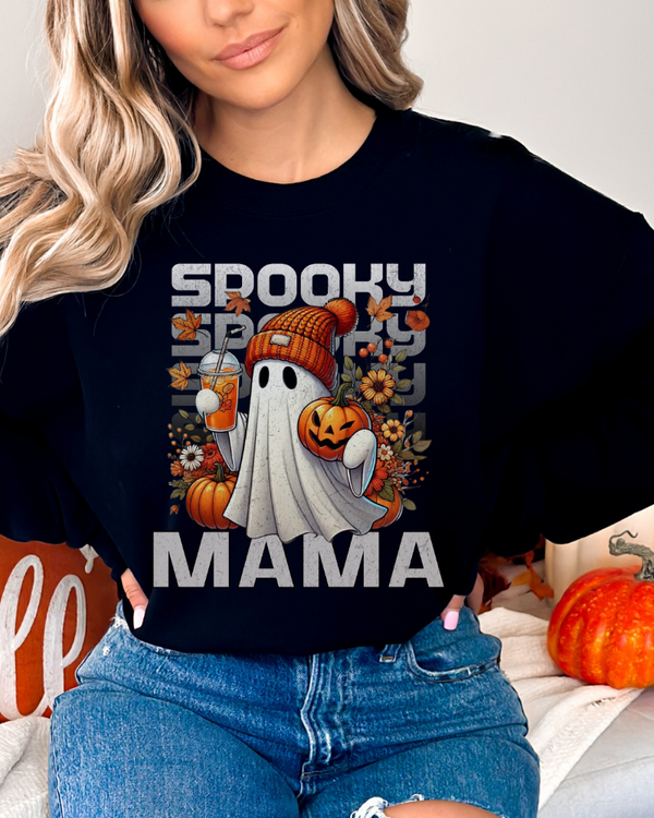 Spooky Mama Halloween Sweatshirt, Spooky Mama Fall Sweatshirt