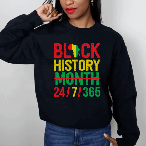 Black History Month Sweatshirts, Black History Sweatshirts SheCustomDesigns