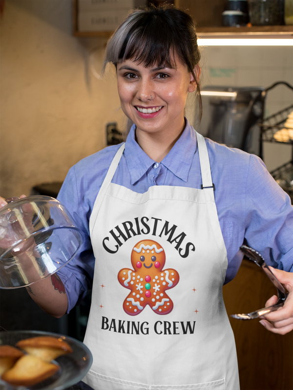 Christmas Baking Crew Apron, Gift for Baker