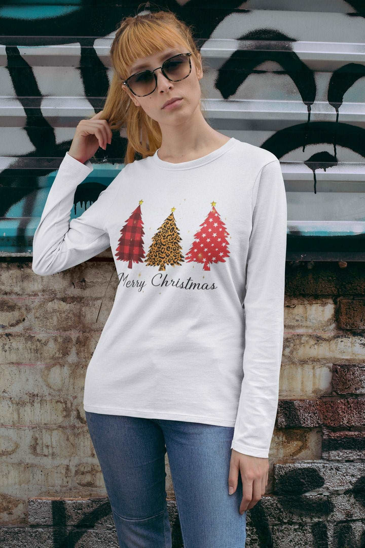 Christmas Shirt Plus Size, Christmas Sweater, Christmas Trees Sweatshirt, Family Christmas Shirts SheCustomDesigns