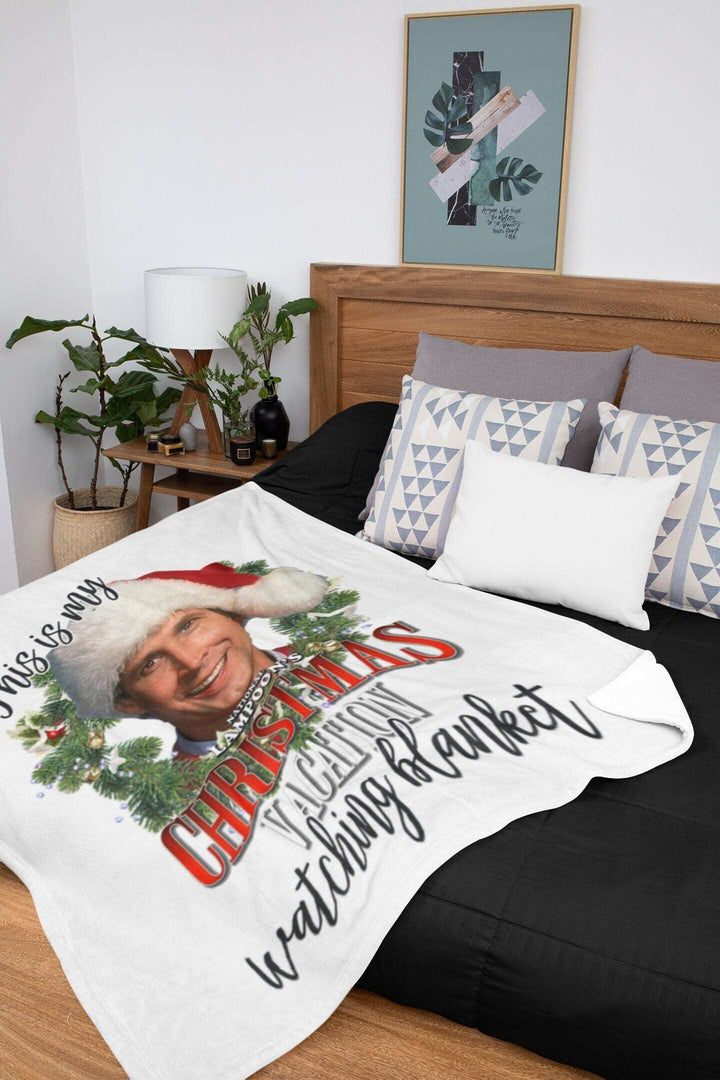 Christmas Vacation Blanket, Griswold Blanket Gift, Funny Christmas Movies Watching Blanket, Chevy Chase Blanket Gift SheCustomDesigns