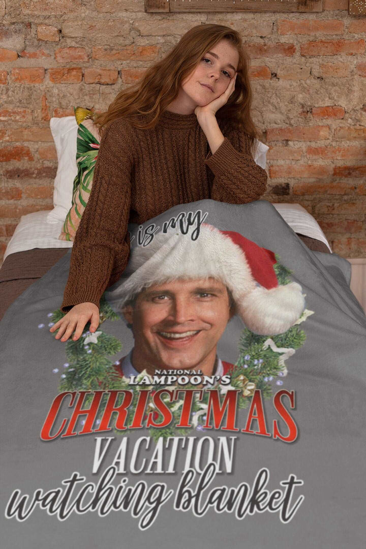 Christmas Vacation Blanket, Griswold Blanket Gift, Funny Christmas Movies Watching Blanket, Chevy Chase Blanket Gift SheCustomDesigns