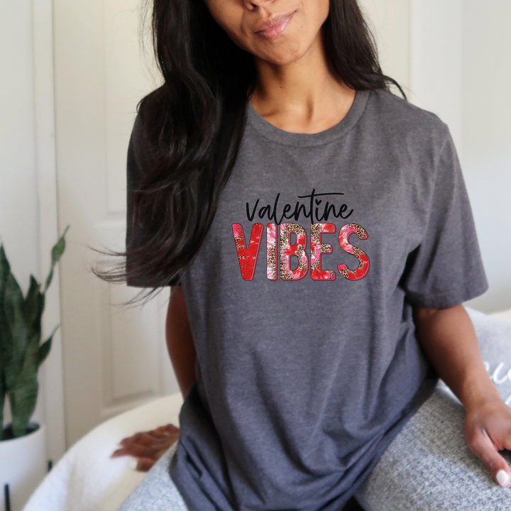 Valentine Vibes Shirt, Valentine's Day Shirt, Valentine's Shirt SheCustomDesigns
