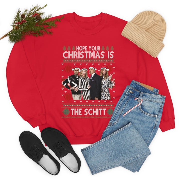 Hope Your Christmas Is The Schitt Sweatshirt, Creek Christmas Sweater, Ugly Christmas Sweater SheCustomDesigns