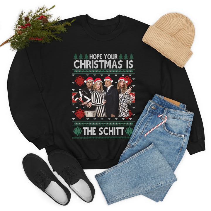 Hope Your Christmas Is The Schitt Sweatshirt, Creek Christmas Sweater, Ugly Christmas Sweater SheCustomDesigns