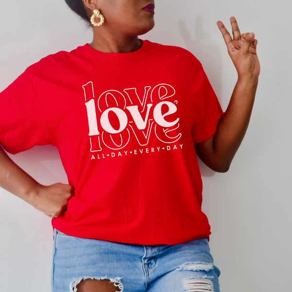 Love Valentine's Day Shirt, Women's Valentine Shirt SheCustomDesigns
