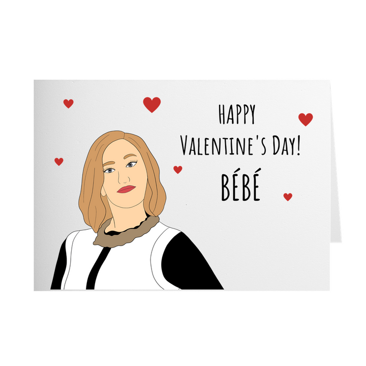 Happy Valentines Day Bebe, Moira Rose Valentines Day Card SheCustomDesigns