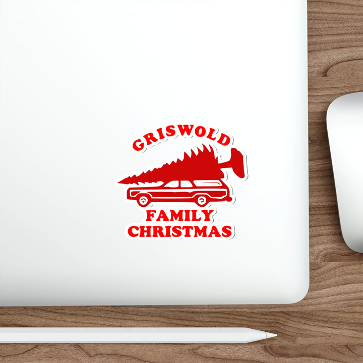 Griswold Family Christmas Sticker, National Lampoon's Christmas Vacation Die-Cut Sticker Premium Matte SheCustomDesigns