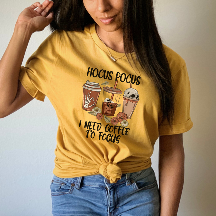 Hocus Pocus T Shirt, Hocus Pocus Halloween Shirt, Coffee T Shirt, Halloween Shirt For Woman, Halloween T Shirt SheCustomDesigns