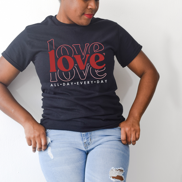 Women's Valentine Shirt, Love Valentine's Day Shirt SheCustomDesigns
