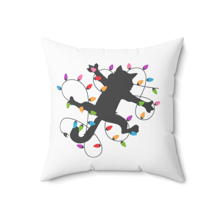 Lampoons Fried Cat Pillow Cover, National Lampoon's Christmas Decor, Holiday Christmas Pillows SheCustomDesigns