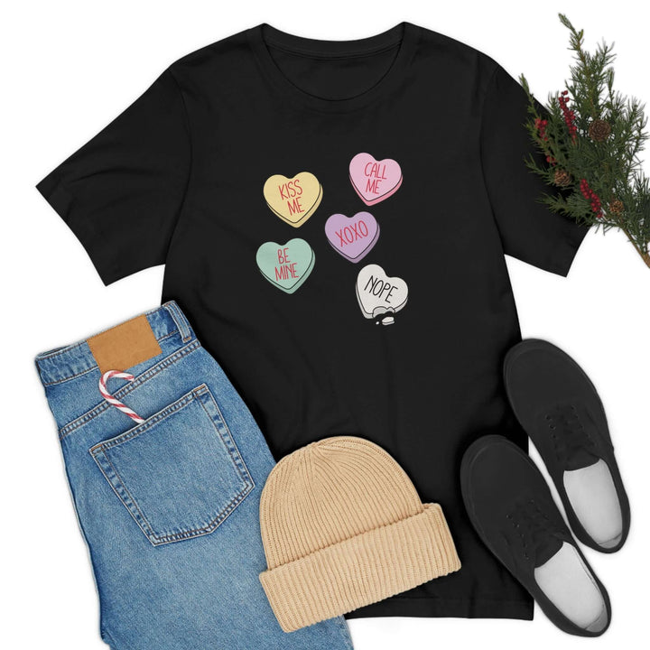 Candy Hearts Shirt, Valentine's Day Shirt, Valentine Shirt, Valentine Woman Shirt SheCustomDesigns