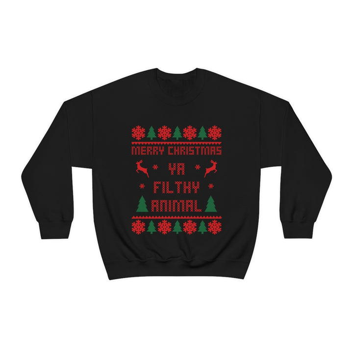 Merry Christmas Ya Filthy Animal Sweater, Kevin Home Alone Sweatshirt, Ugly Christmas Sweater SheCustomDesigns