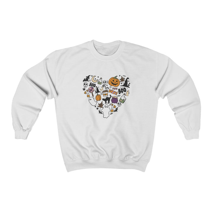Halloween Doodle Shirt, Halloween Sweatshirt, Halloween Sweaters Plus Size SheCustomDesigns