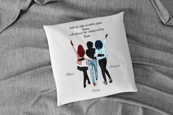 Personalized Throw Pillow, Best Friends Personalized Pillow, Best Friend Gift Personalized SheCustomDesigns