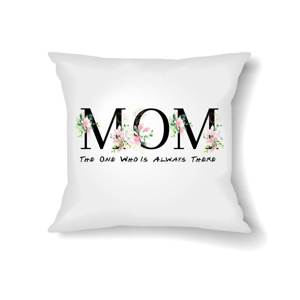 Personalized Throw Pillow For Mom, Christmas Gift For Mom From Daughter, Custom Monogram Pillow Personalized MOM Floral Initials SheCustomDesigns