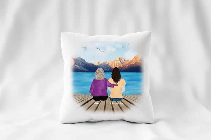 Mothers Day Gift From Daughter, Mothers Day Gift To Grandma, Personalized Pillow, Birthday Gift For Mom SheCustomDesigns