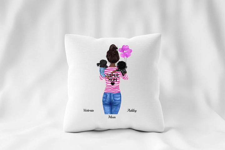 Personalized Decorative Pillow Cover, Mothers Day Gift From Sister, Mothers Day Gift From Husband, Mom Birthday Gift SheCustomDesigns