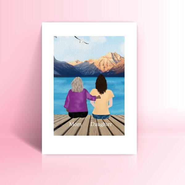 Grandma Gift Mothers Day, Grandma Birthday Gift, Custom Wall Art For Grandma Or Mom Digital Download SheCustomDesigns