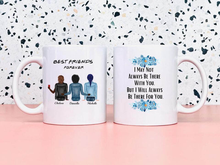 Best Friend Mugs Personalized, Simple Best Friend Gifts, Personalized Best Friend Mugs SheCustomDesigns