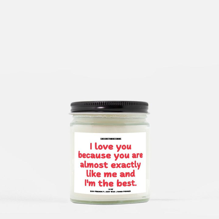 I Love You Candles, Candle For Valentine's Day SheCustomDesigns