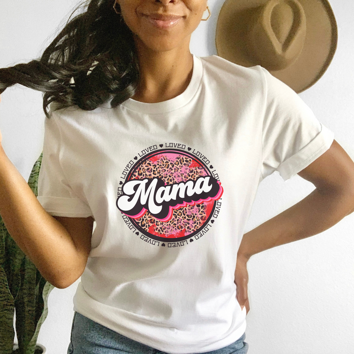 Loved Mama Valentines Shirt, Mama Valentine's Day Shirt, Valentine Woman Shirt SheCustomDesigns