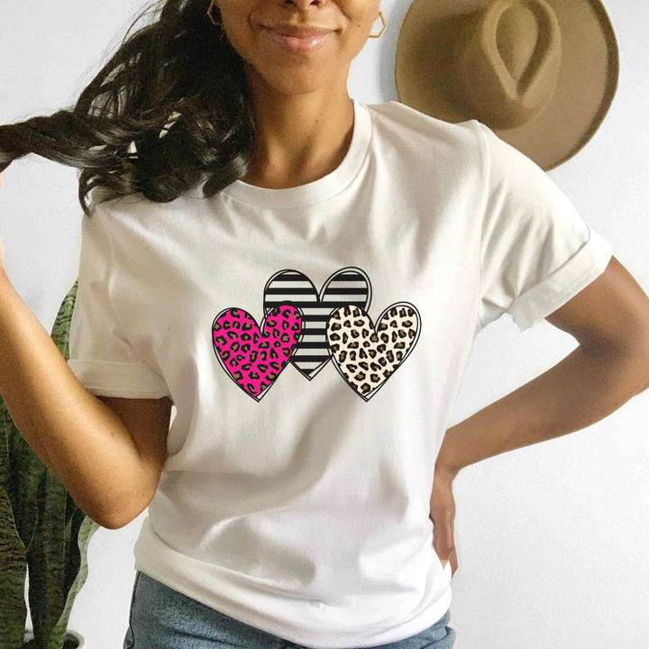 Valentine's Day Shirt, Hearts Valentine Shirt, Valentine's Shirt SheCustomDesigns