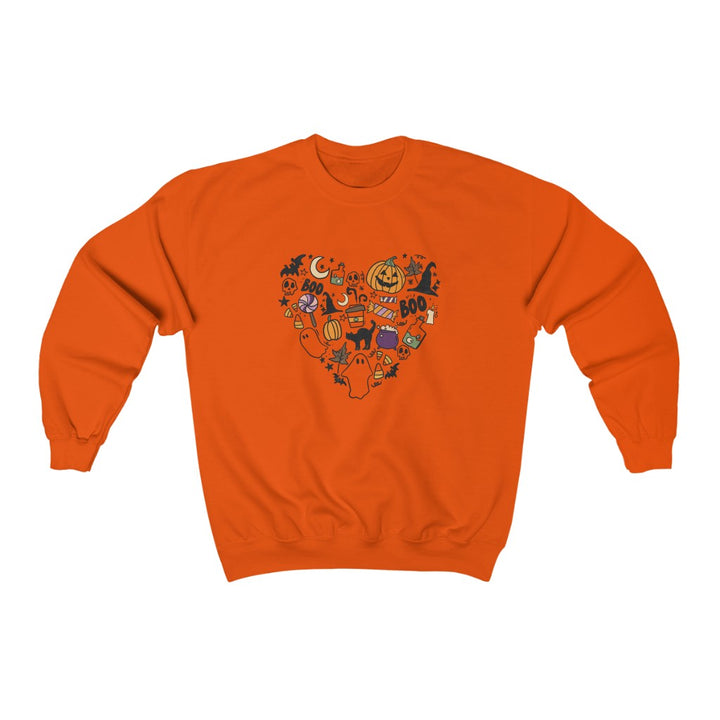 Halloween Doodle Shirt, Halloween Sweatshirt, Halloween Sweaters Plus Size SheCustomDesigns