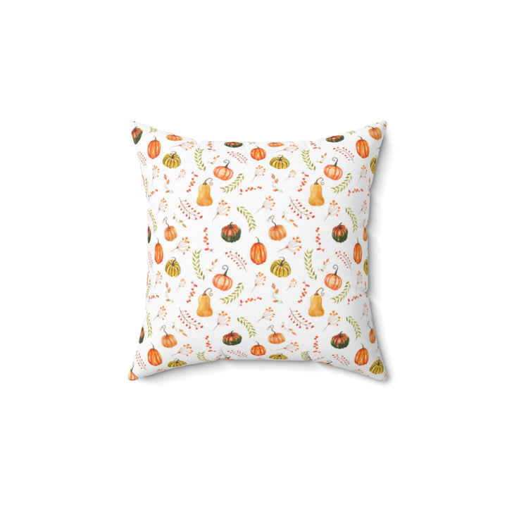 Pumpkins And Autumn Leaves Fall Throw Pillow Cover, Fall Pillow Cover, Fall Pillow Case Cover SheCustomDesigns