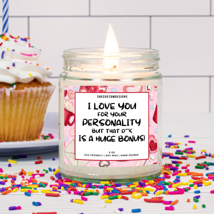 Vulgar Candles, Candle For Valentine's Day, Slightly Rude Candles SheCustomDesigns