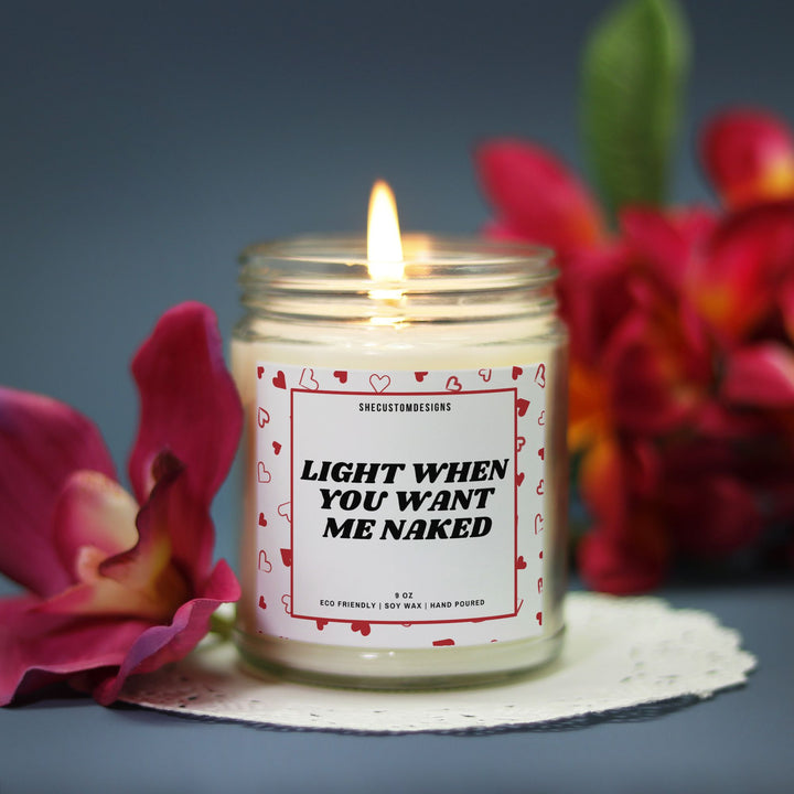 Vulgar Candles, Candle For Valentine's Day, Candle For Anniversary SheCustomDesigns
