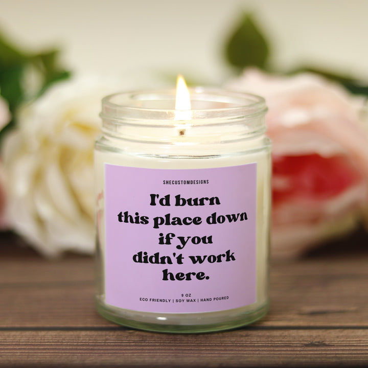 Co Worker Candle, Funny Candles For Coworkers, Funny Co Worker Candles SheCustomDesigns