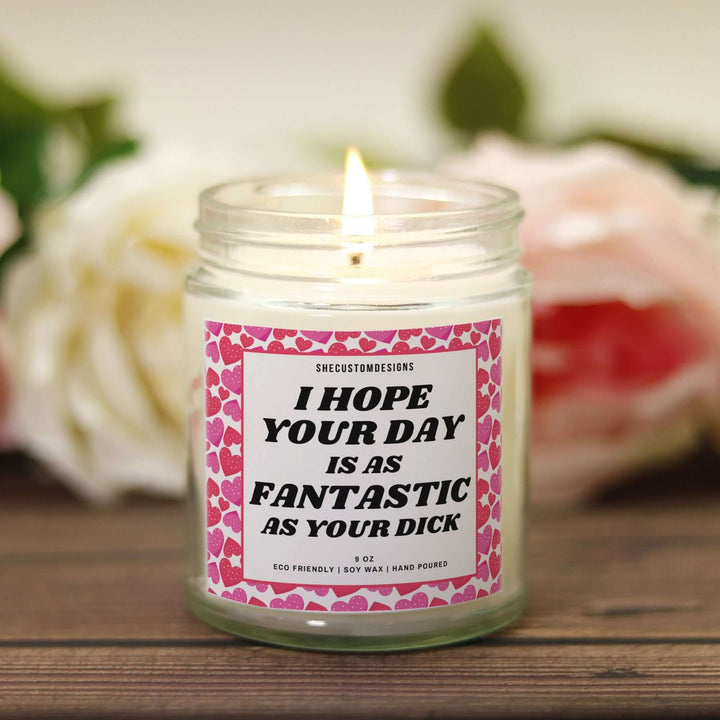 Candle For Valentine's Day, Funny Valentines Candle, Naughty Candles SheCustomDesigns