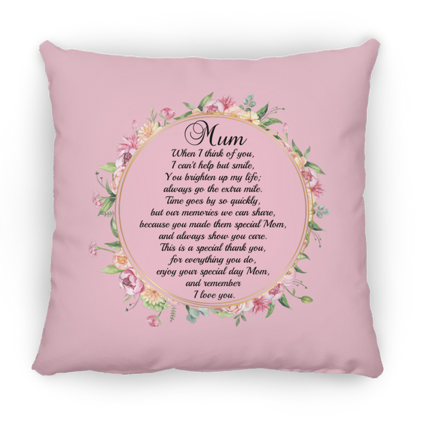 Mothers Day Gift For Mum, Personalised Pillow Cover For Mum, Birthday Gift For Mum SheCustomDesigns