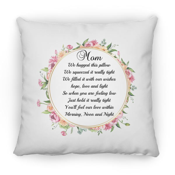 Christmas Gift For Mom From Daughter, Mothers Day Gift From Daughter, Gift For Mom On Valentine's Day, Mom We Hugged This Pillow SheCustomDesigns
