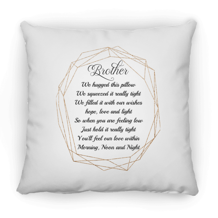 Brother Gift For Christmas, Brother Gift From Sister, Brother Gift For Birthday, Brother Pillow Long Distance Gift SheCustomDesigns