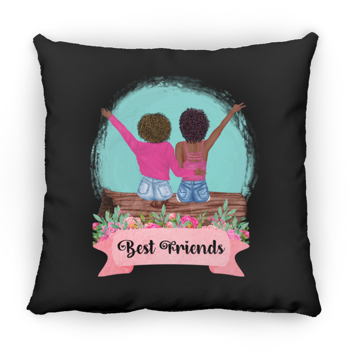 Personalized Throw Pillow, Best Friends Pillow Long Distance Gift, Personalized Pillow Cover SheCustomDesigns