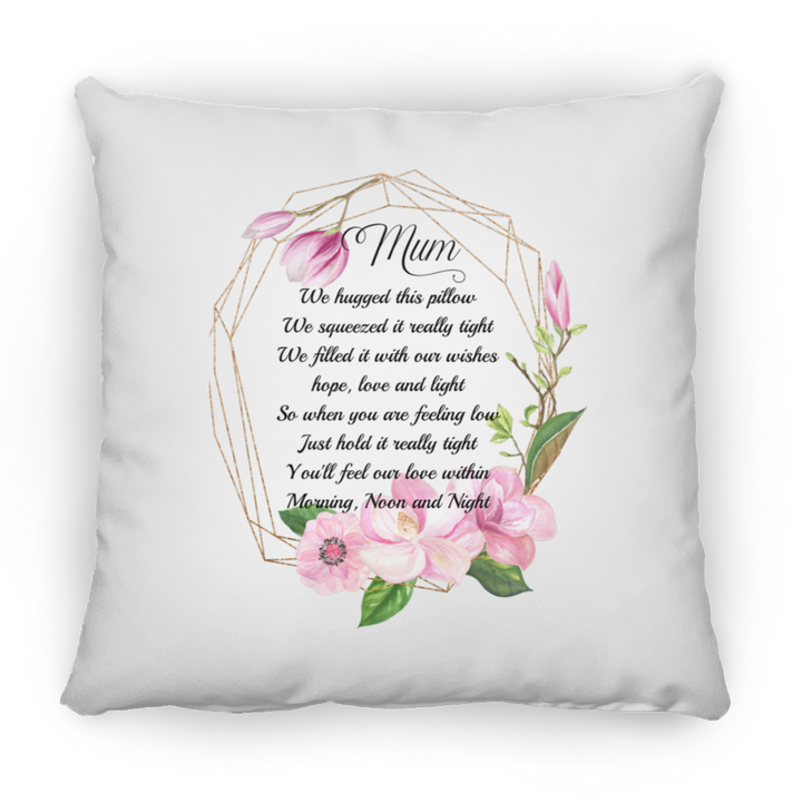 Personalised Throw Pillow, Mothers Day Gift From Daughter, Gift For Mum Pillow Gift, Long Distance Gift SheCustomDesigns