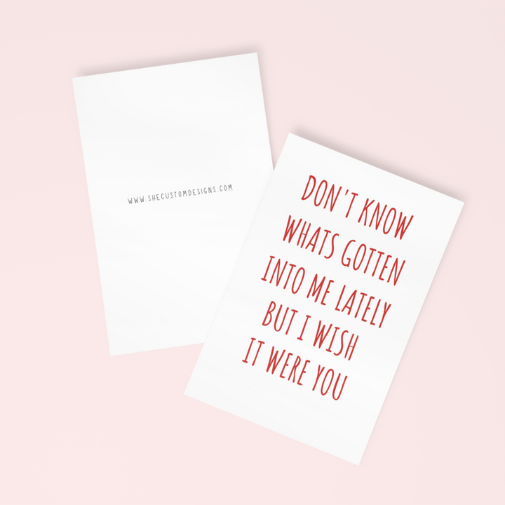Rude Cards Birthday, Valentine's Day Funny Cards, Rude Birthday Cards, Anniversary Funny Cards SheCustomDesigns