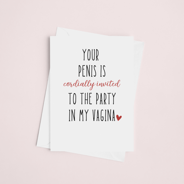 Naughty Valentines Day Card, Valentine's Day Funny Cards, Anniversary Funny Cards Birthday SheCustomDesigns