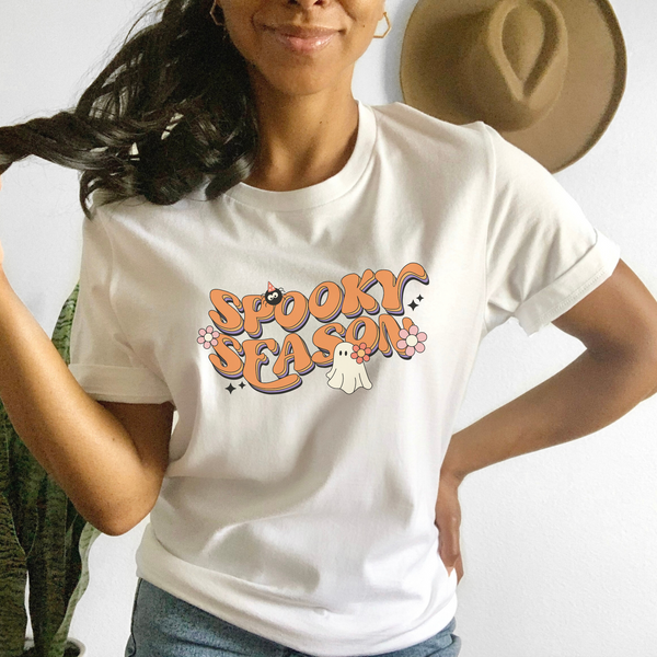 Spooky Season TShirt, Halloween Shirt For Adults, Halloween Shirt For Woman, Halloween Shirt Womens, Halloween T Shirt SheCustomDesigns